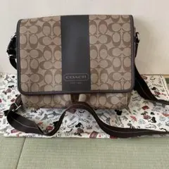 お値下げ品❗️COACH ショルダーバッグ ブラウン/ベージュ