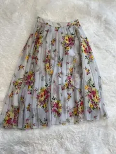 Mercury Duo マーキュリーデュオ　プリーツ　スカート　花柄