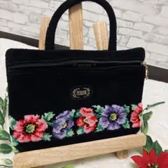 【美品】FEILER ミニ　ハンドバッグ　ポーチ