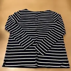 UNIQLO ボーダー長袖ネイビーTシャツ Mサイズ