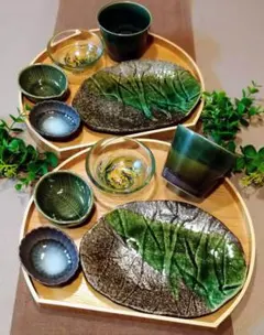 伊賀焼 四季の器 石鳳窯 大皿セット お鍋 すき焼き 陶磁器 食器 大皿 ポット 伊賀焼 四季の器 石鳳窯 大皿セット お鍋 すき焼き 陶磁器 食器 大皿