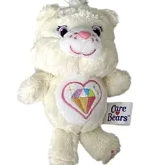 ケアベア　ケアーベア　マスコット　キーホルダー　クマ　白色　ホワイト