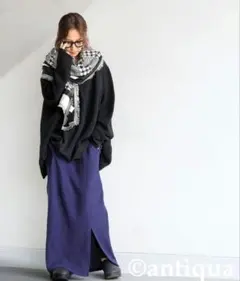アンティカ　シュッと美 スカート レディース ボトムス ロング スリットのサムネイル