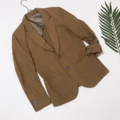 1-230【ノーブランド】美品◎ガウン　レディース　コート　ブラウン　Free