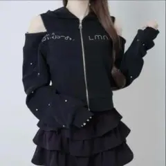 完売品】 lumignon ルミニョン ビジューパーカー イエロー - メルカリ