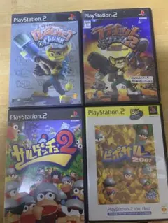 PS2 ソフト 4本セット ラチェット＆クランク サルゲッチュ