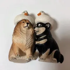 あかねの木彫り アヒルと犬 ガチャ セット売り