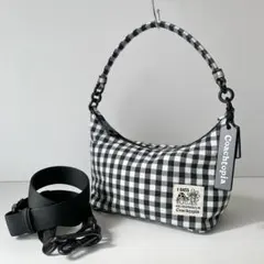 【COACH】コーチトピア　ループ　ギンガム　ショルダーバッグ 2way 新品