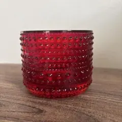 イッタラ iittala カステヘルミ キャンドルホルダー レッド（廃盤色）