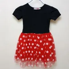 ミニーマウス水玉模様ドレス 110