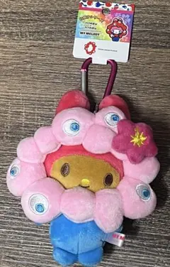 【新品・未使用】サンリオ　ミャクミャクなりきり BCマイメロ　カラビナ　ピンク 新品・未使用】サンリオ ミャクミャクなりきり BCマイメロ カラビナ