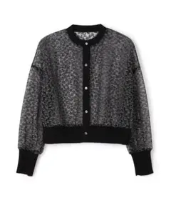未使用品　Ballsey　チュールエンブロイダリー レースショートカーディガンのサムネイル