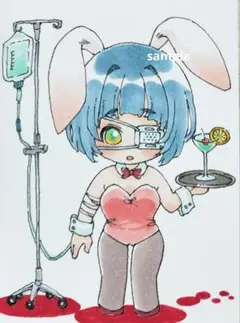 手描きイラスト　ミニイラスト　原画
