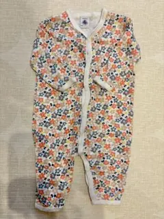 PETIT BATEAU プチバトー ロンパース カバーオール 6m/67cm