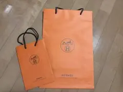 HERMES オレンジ紙袋 中型