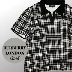 BURBERRY LONDON 半袖 ポロシャツ チェック　高級 バーバリー