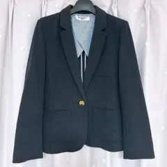 NATURAL BEAUTY BASIC テーラードジャケット ネイビー 紺色のサムネイル