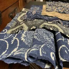 ◇最終価格 ☆希少 レトロな絣の暖簾 「弓浜絣」藍染 鶴 - メルカリ