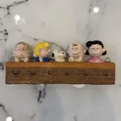 PEANUTS SNOOPY 壁掛け 鍵掛けフック 陶器 スヌーピー レトロのサムネイル