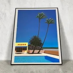 永井博 HIROSHI NAGAI B2 ポスター POOLSIDE - メルカリ