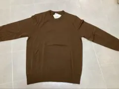 UNIQLO エクストラファインメリノウール ニット M ブラウン