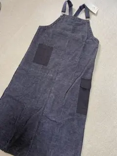しまむら　LOGOSDAYS ジャンパースカート　新品　チャコール　L
