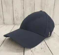 【 VARZAR 】ワンポイント シルバー ロゴ キャップ ネイビー