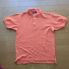 Polo オレンジ ポロシャツ M