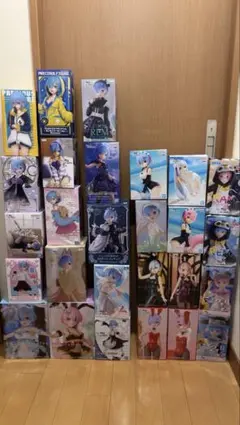 Re:ゼロ フィギュア 27点 まとめ売り 未開封15点 開封12点　44OS1