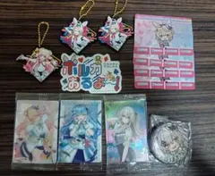 ホロライブ　ねぽらぼ12点セット　桃鈴ねね　尾丸ポルカ　雪花ラミィ　獅白ぼたん