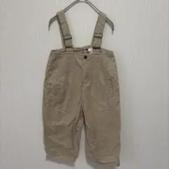 ま*＊様 ベージュ サスペンダー付きオーバーオール　セラフ　110