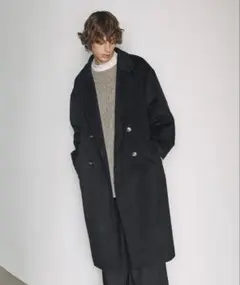 CTHY ビーバーメルトンロングチェスターコート