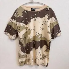 【レア】90s rothco チョコチップカモ 迷彩 tシャツ usa製 古着