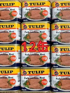 うす塩味【340g缶】20個 チューリップ TULIP ポークランチョンミート