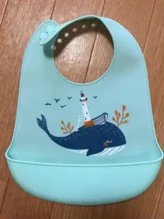 シリコンお食事エプロン　クジラ