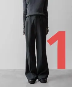 【sublations】HEAVY WOOL FLARE TROUSERSのサムネイル