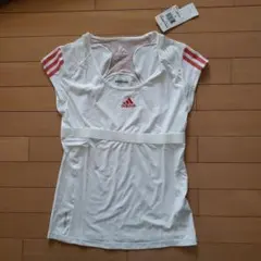 adidas W barricadeCaps テニスウェア S ホワイト