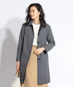 美品⭐︎J.PRESS リバーシブル ドライチェック ステンカラーコート