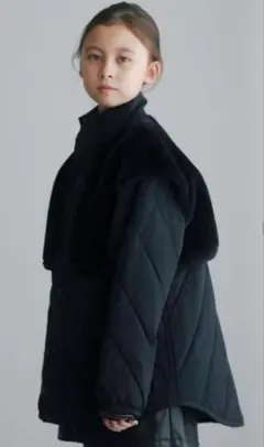 新品　グリーンレーベルリラクシング　レイヤード ナカワタ ブルゾン　160cm