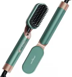 (新品未開封)マイナスイオン艶ツヤツヤヘアブラシ、アイロン、海外対応