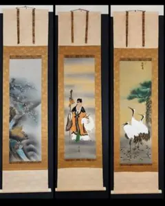片岡鶴太郎、【鰹】、希少画集画、新品高級額・額装付、状態良好