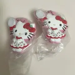 メゾピアノ×ハローキティ カプセルラバーマスコット　ハローキティ 2個セット