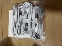 USB Lightningケーブル 4本セット ホワイト