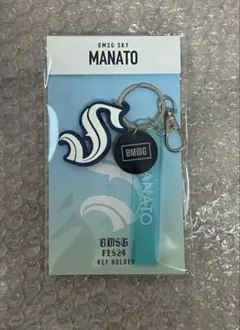 BE:FIRST クリアロゴキーホルダー（ダーク）&マナト チャームセット