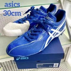 asics アシックス 野球 スパイク 青 30cm 右P皮