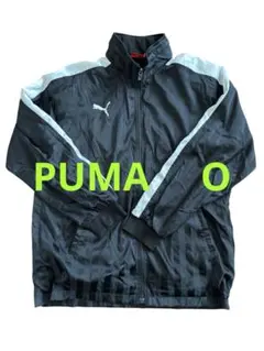 Puma プーマブラック ジャンパー サイズ0 ナイロンジャケット　フード収納付
