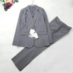 タグ付き✨洗える✨ n. パンツセットアップ グレーストライプ 13号 XL