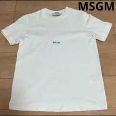 MSGM 半袖 Tシャツ ホワイト ロゴ