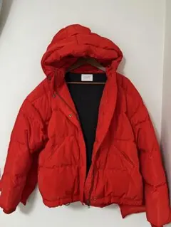 MYCUMANA 90s奇抜ヴィンテージ長袖コットンマウンテンパーカー赤L中古 