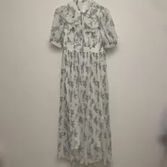 MERCURYDUO 花柄 半袖 ワンピース Mサイズ